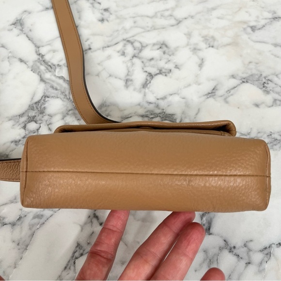AIMEE KESTENBERG Broadway Mini Crossbody Bag Tan Pebbled Leather - Picture 6 of 16
